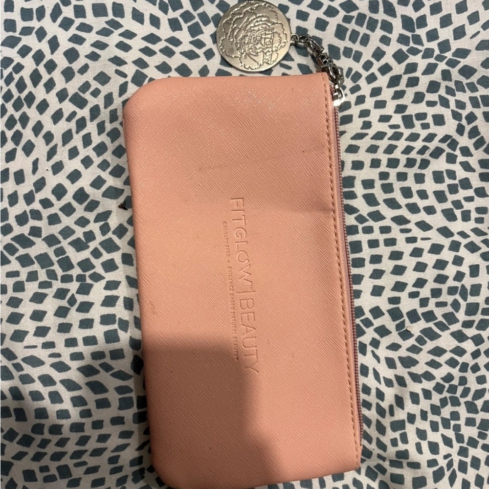 Fitglow Beauty Pink Cosmetic Pouch